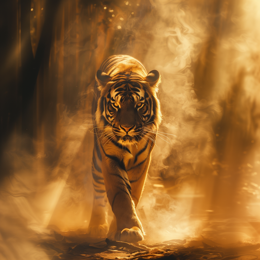 Woven in Sunlight: A Tiger's Path
